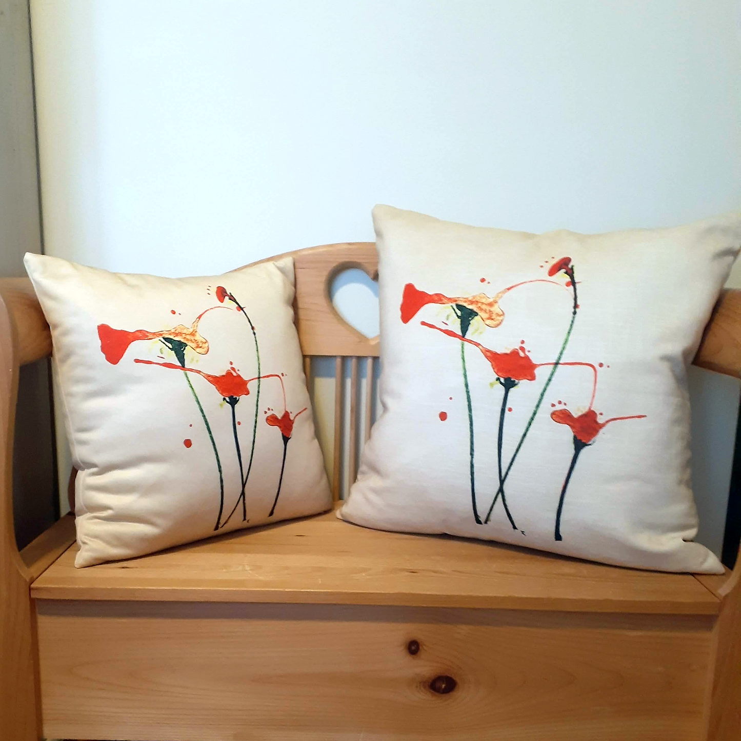 Floral Golden Tint: Premium Throw Cushions
