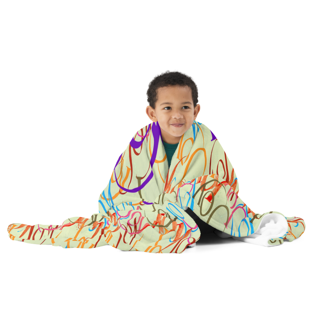 Joyful echoes: Throw Blanket | 60"x80"