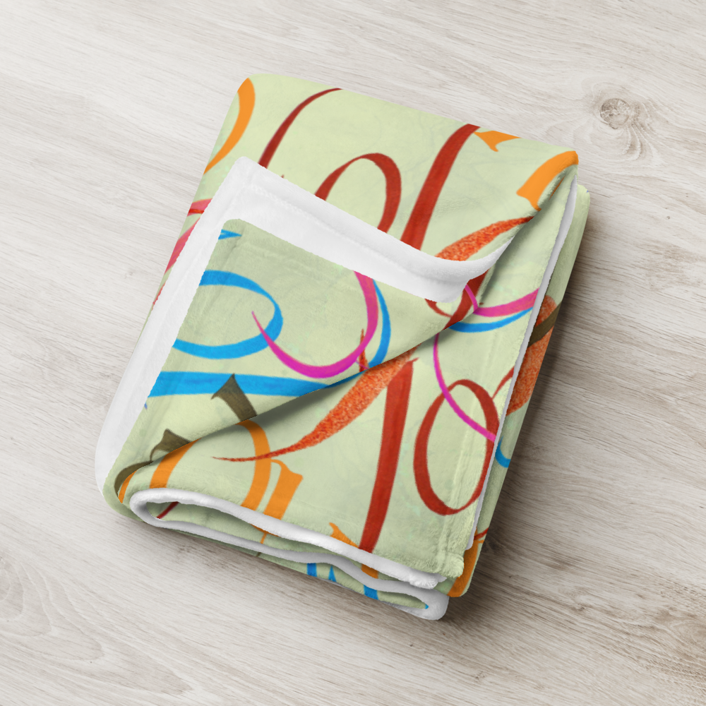 Joyful echoes: Throw Blanket | 60"x80"