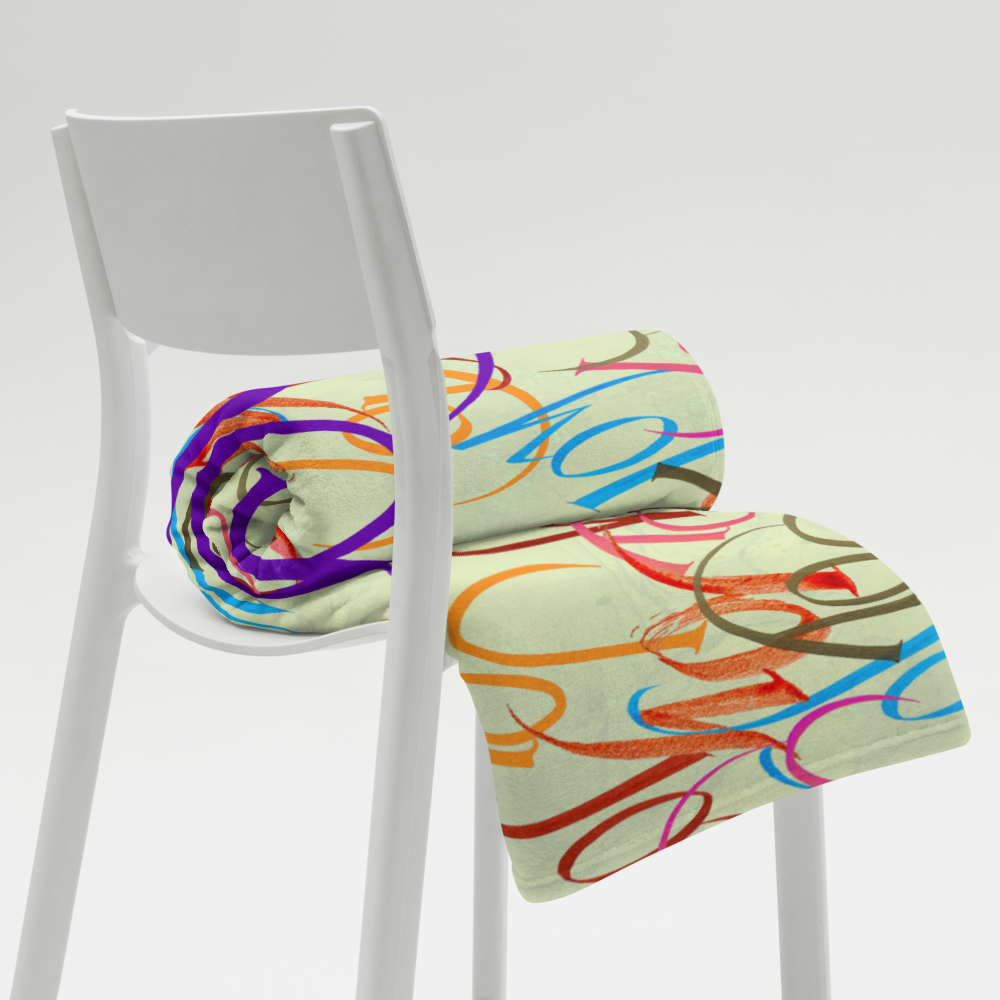 Joyful echoes: Throw Blanket | 60"x80"