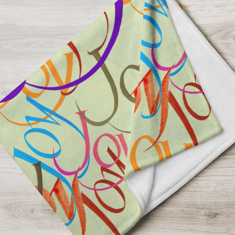 Joyful echoes: Throw Blanket | 60"x80"