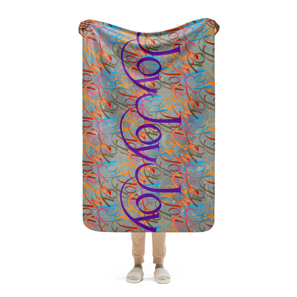 Abundant Joy: Sherpa Blanket | 37″×57″