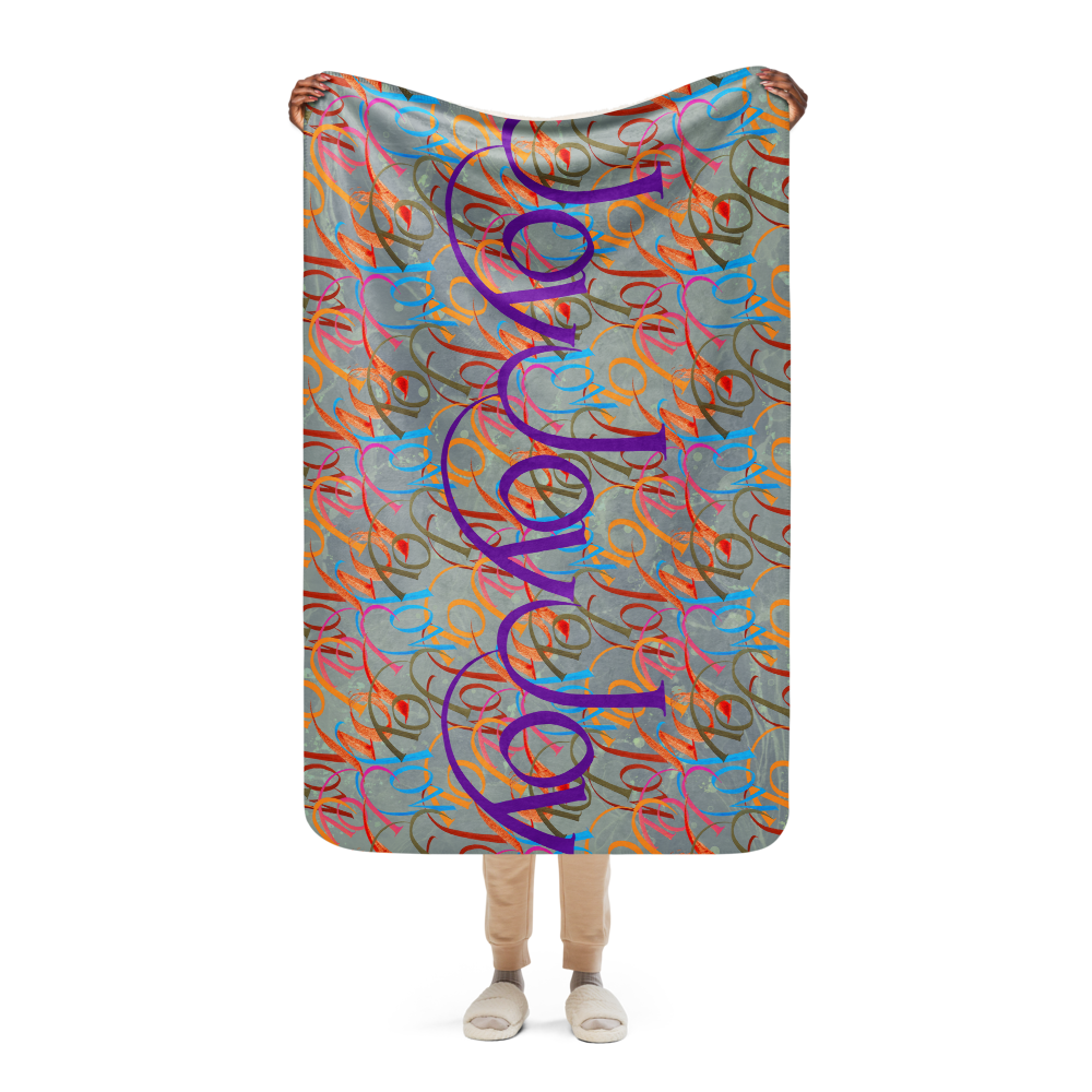 Abundant Joy: Sherpa Blanket 37″×57″