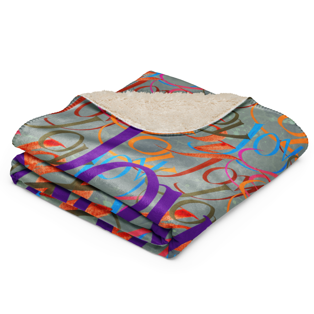Abundant Joy: Sherpa Blanket | 37″×57″