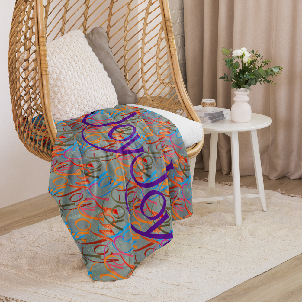 Abundant Joy: Sherpa Blanket 60"x80"