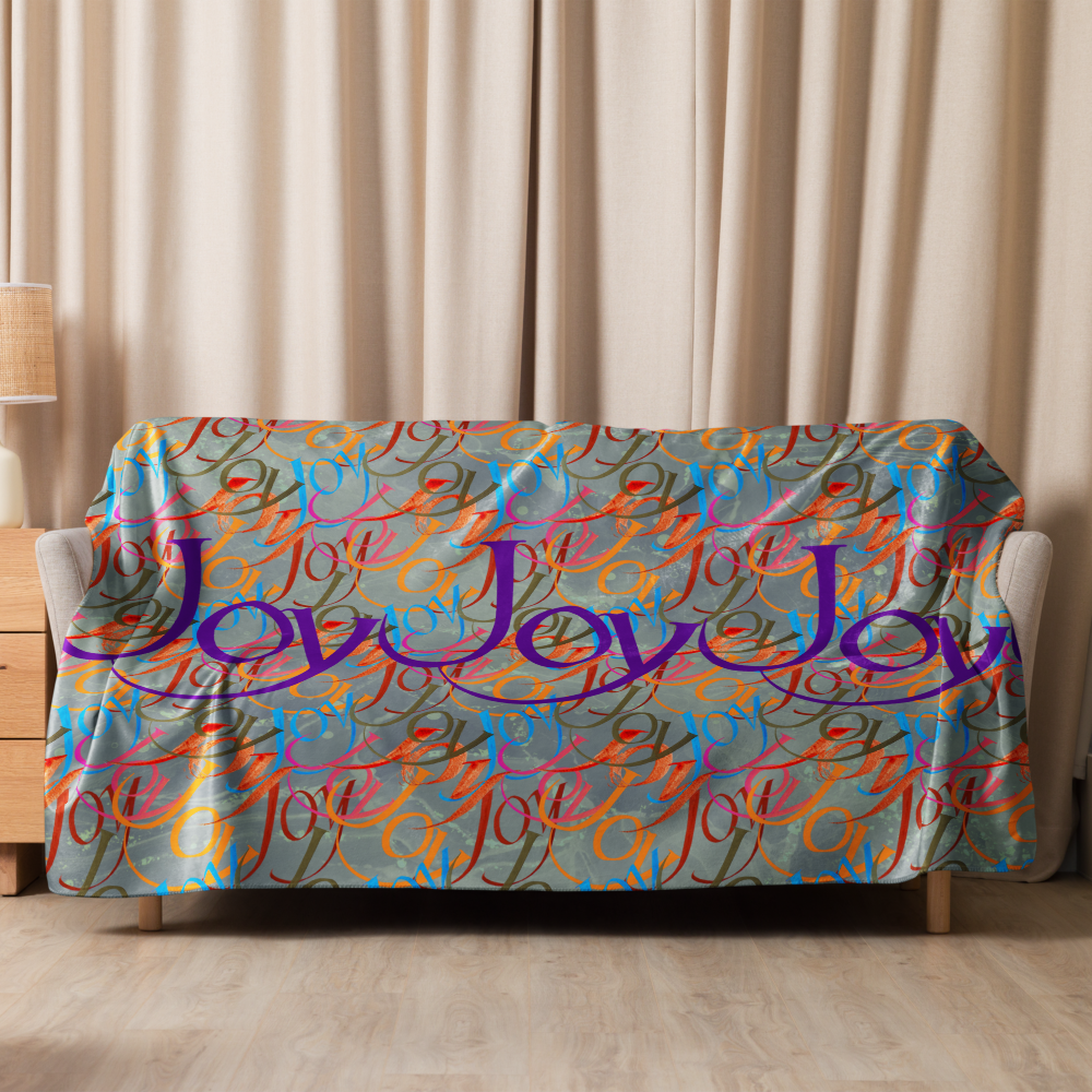 Abundant Joy: Sherpa Blanket 60"x80"