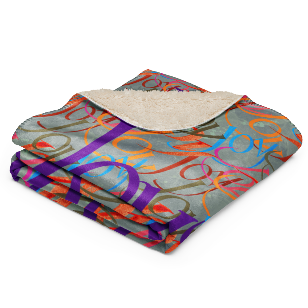 Abundant Joy: Sherpa Blanket | 60"x80"