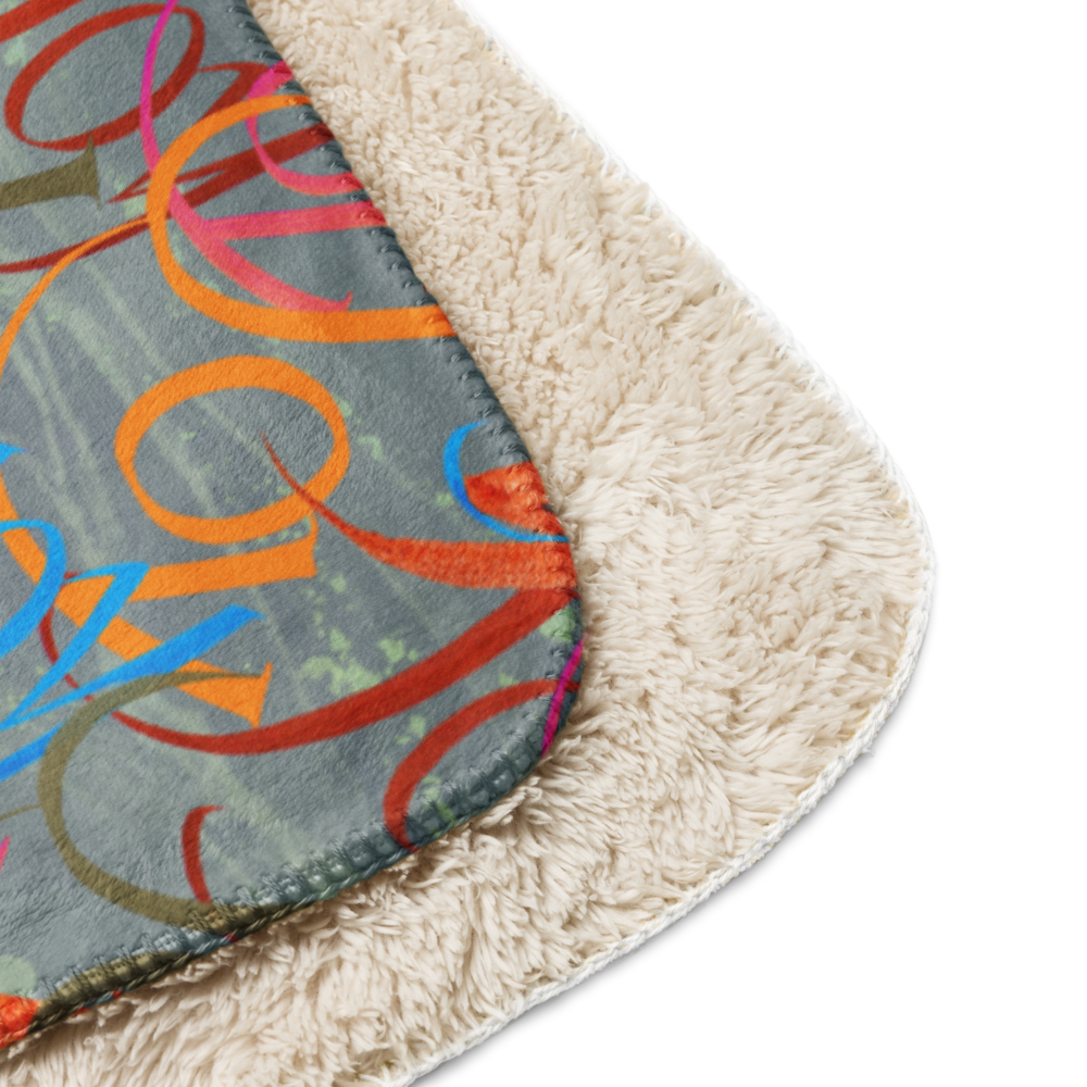 Abundant Joy: Sherpa Blanket 60"x80"