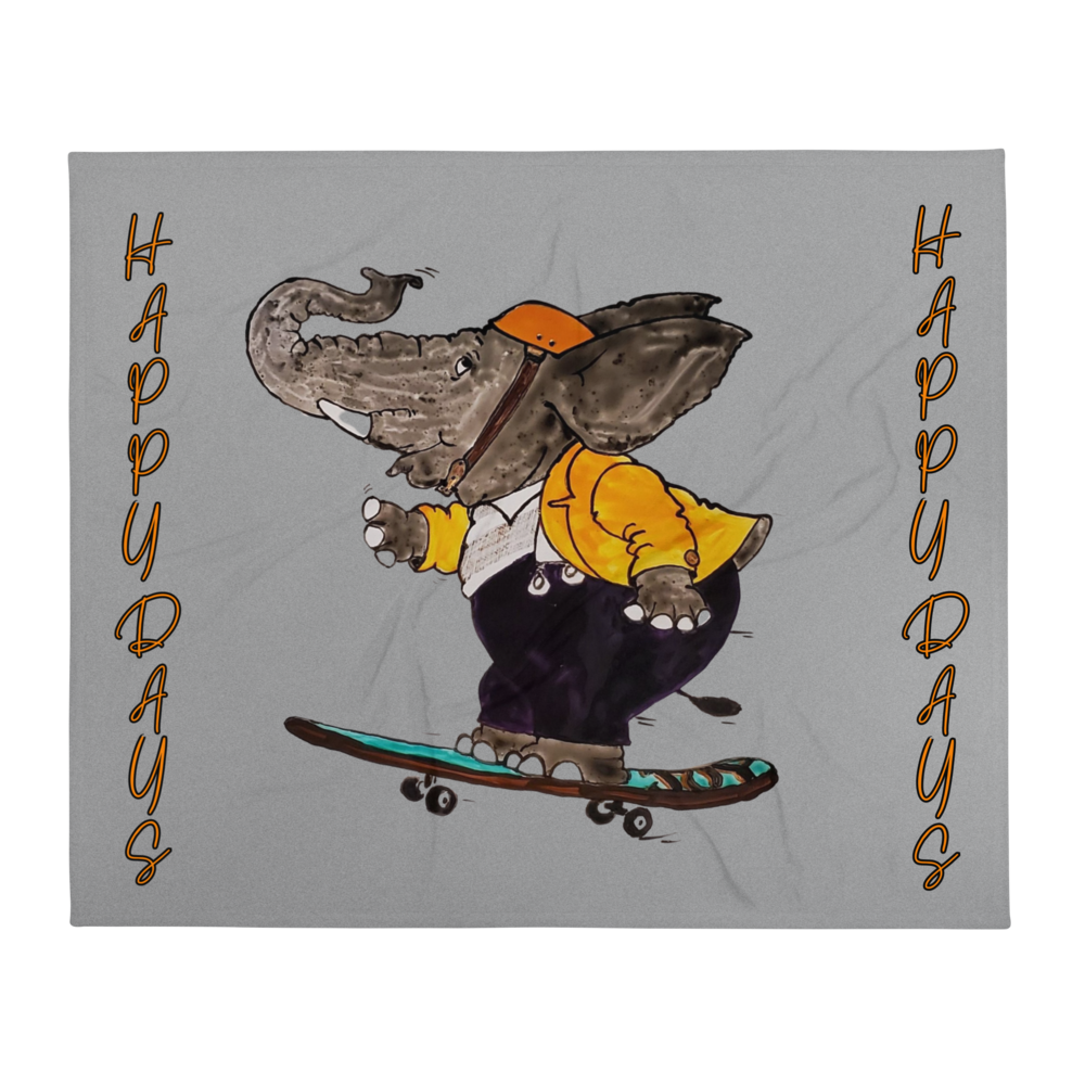 Happy Days: Throw Blanket | 50"x60"