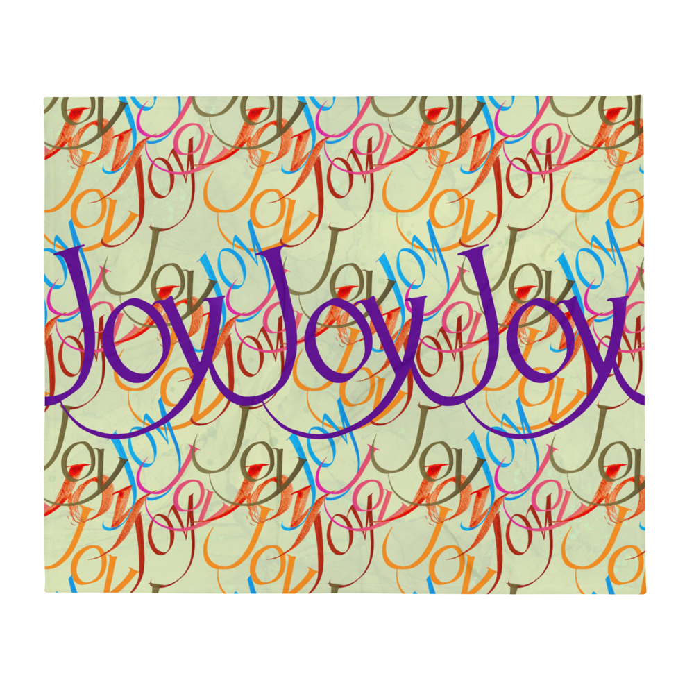 Joy Joy: Throw Blanket 50"x60"
