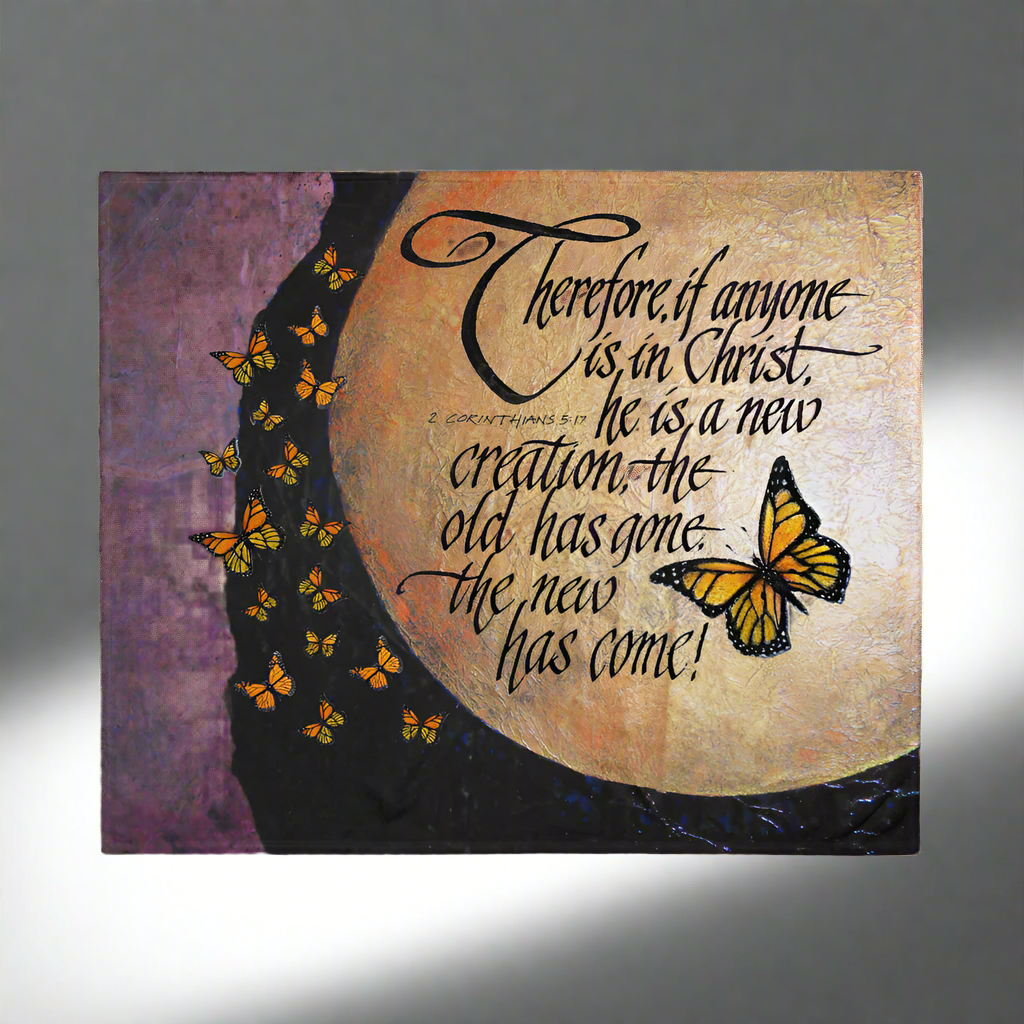 You are a New Creation: Throw Blanket 50"x60"