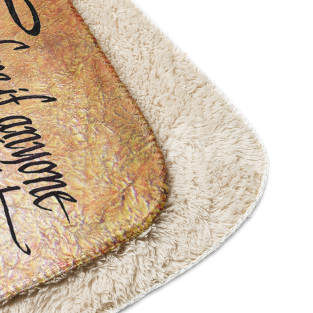 A New Creation: Sherpa Blanket | 50"x60"