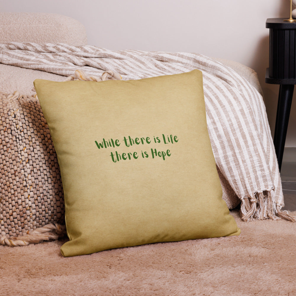 Floral Golden Tint: Premium Cushions Covers
