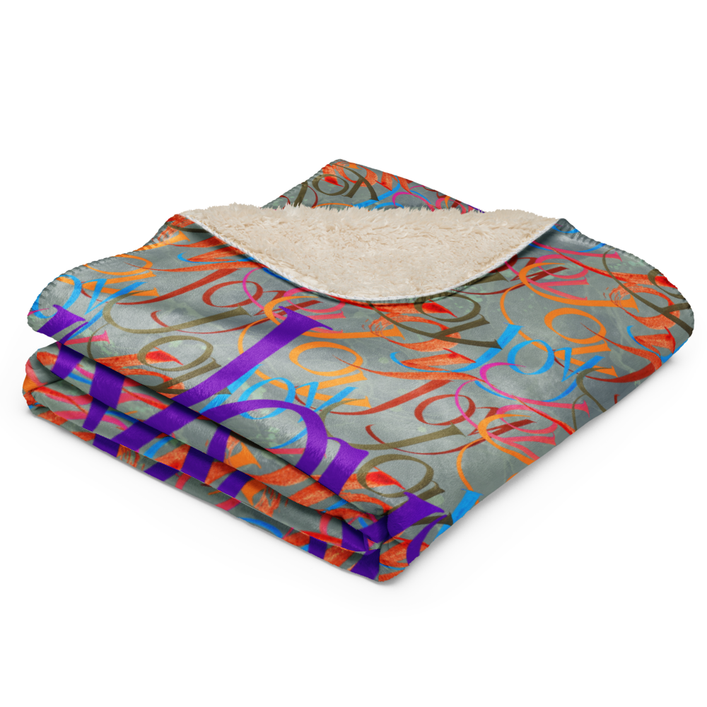 Abundant Joy: Sherpa Blanket | 50″×60″