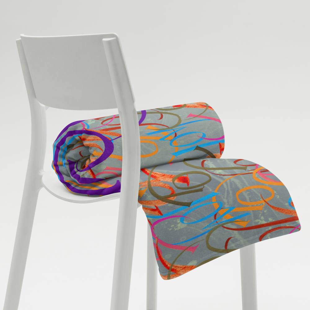 Joy enjoy: Throw Blanket | 60″×80″