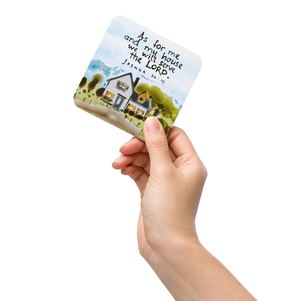 As For Me & My House - Cork-back coaster