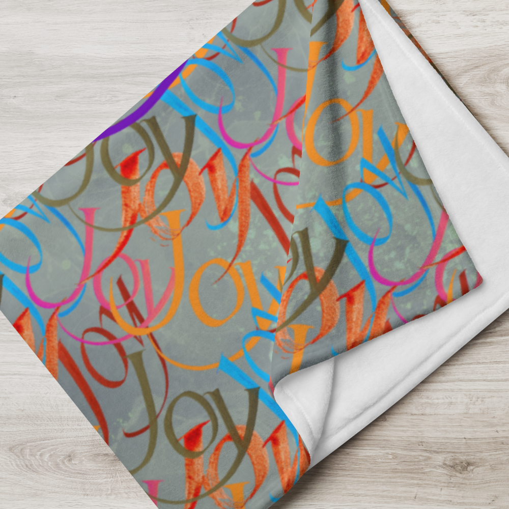 Joy enjoy: Throw Blankets | 50"x60"