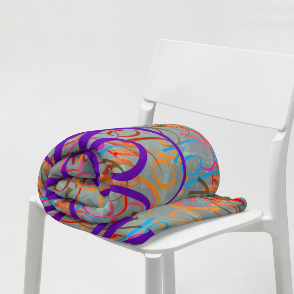 Joy enjoy: Throw Blankets | 50"x60"
