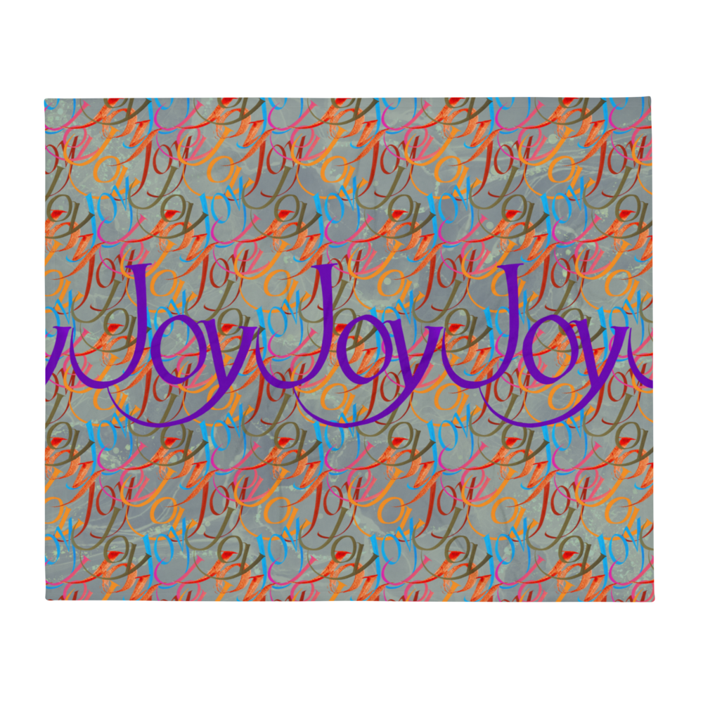 Joy enjoy: Throw Blankets | 50"x60"