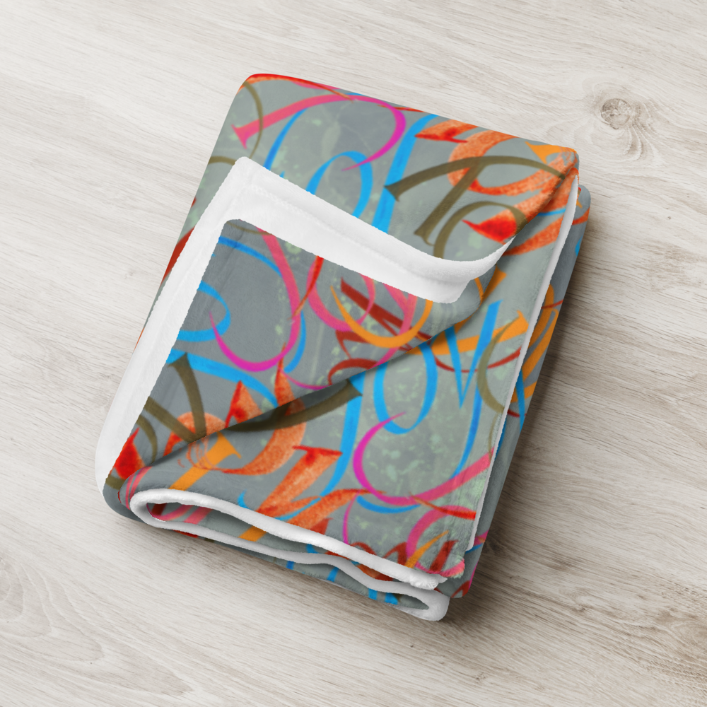 Joy enjoy: Throw Blankets | 50"x60"