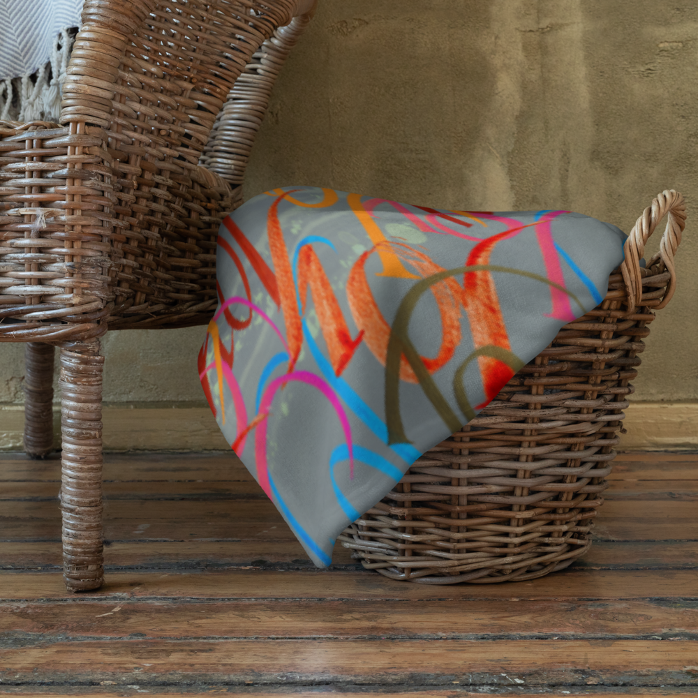 Joy enjoy: Throw Blankets | 50"x60"