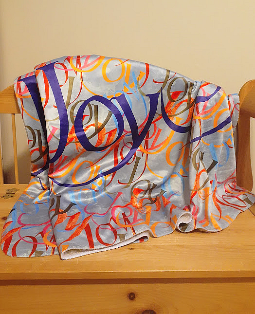 Joy enjoy: Throw Blanket | 60″×80″