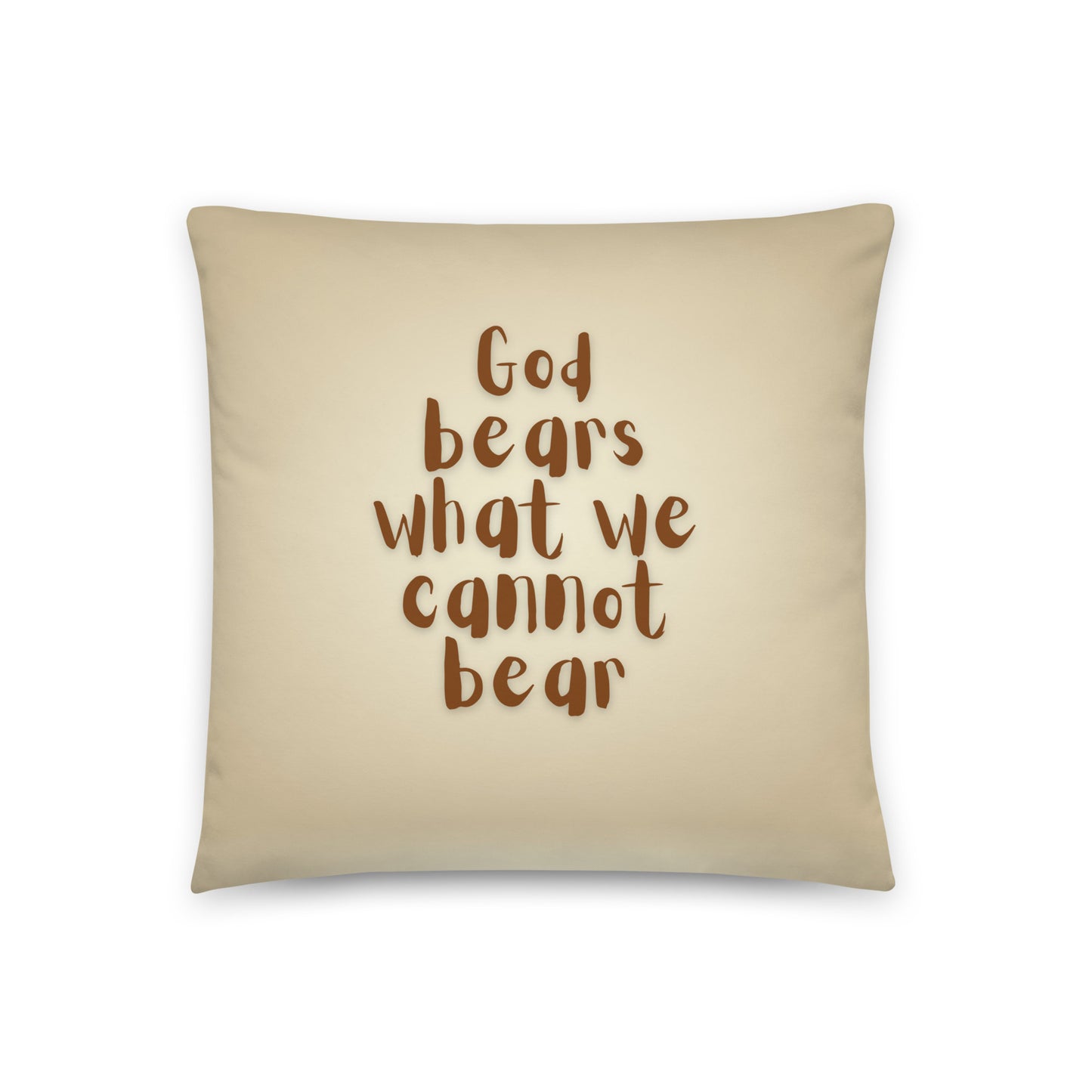 God Bears What We Cannot Bear: Throw Cushions