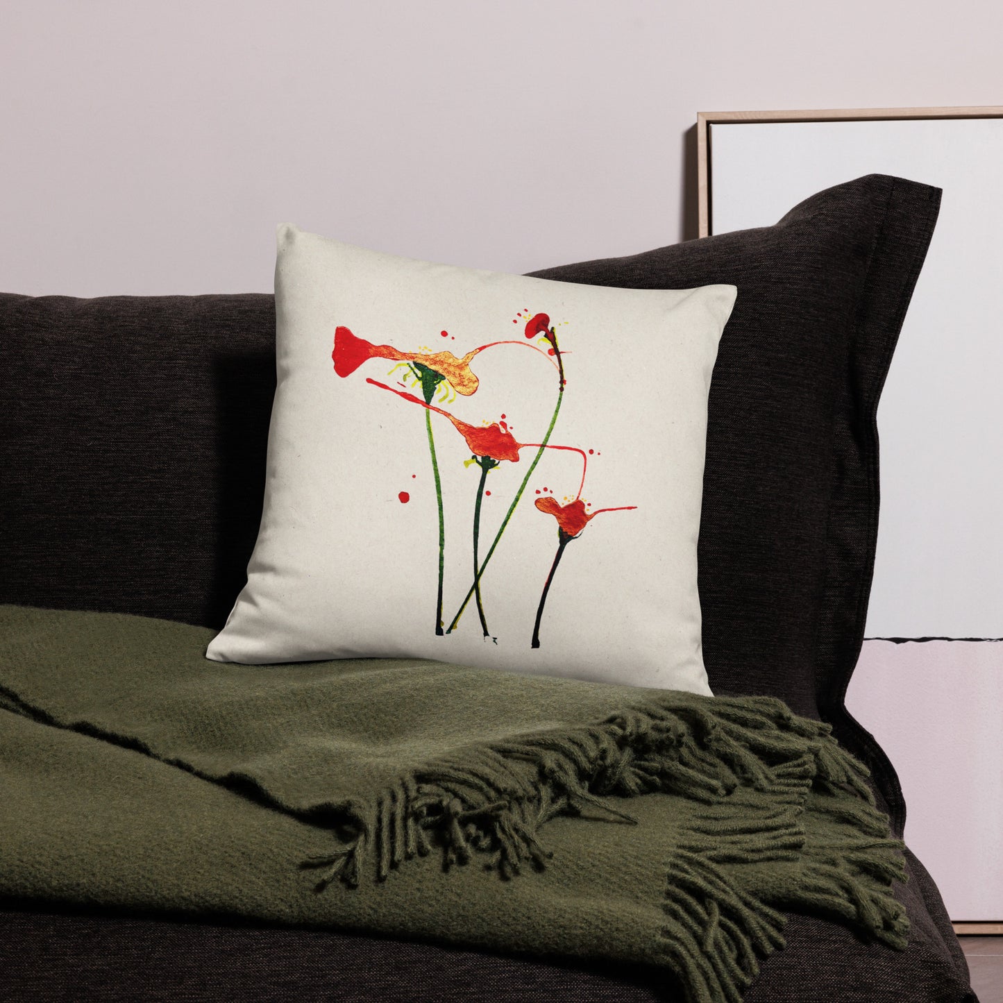 Floral - Cream | Cushion