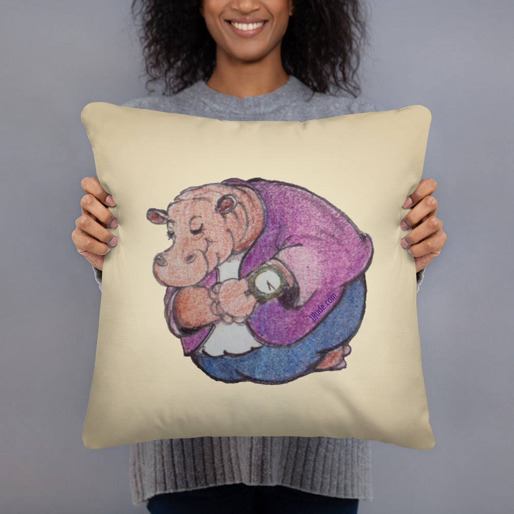 Hippo on Level Ground: Classic Cushions