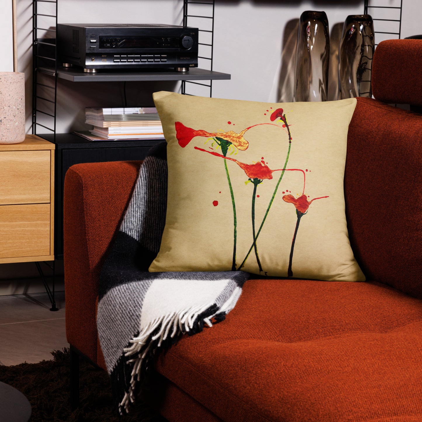 Floral - Golden Tint | Cushion