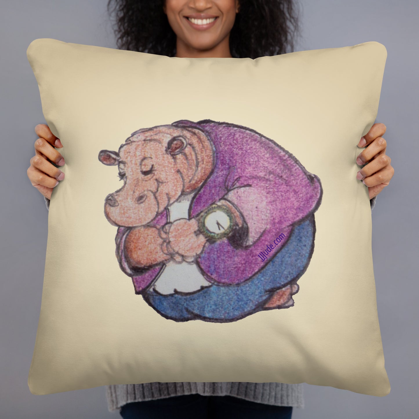 Hippo on Level Ground: Classic Cushions