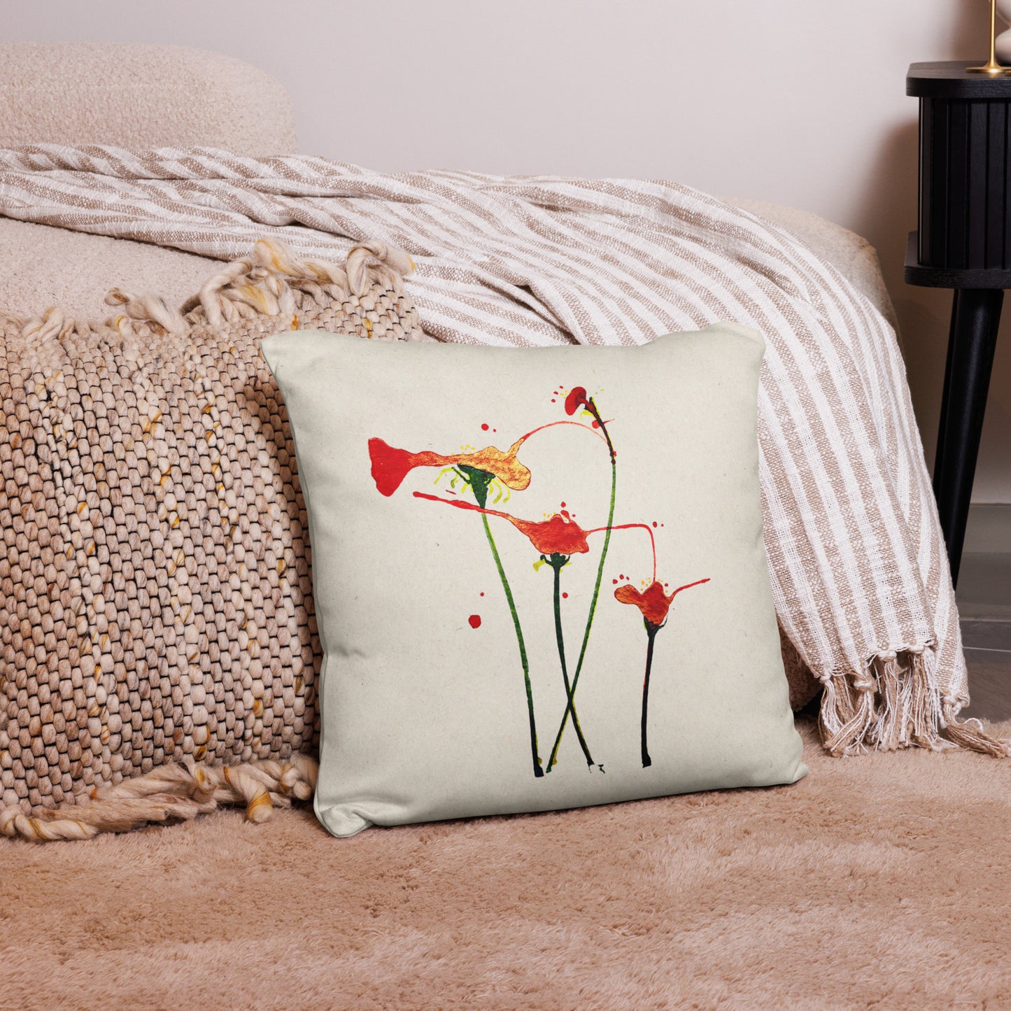 Floral - Cream | Cushion Cover