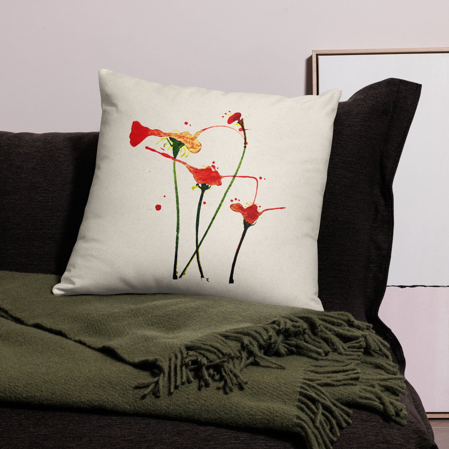 Floral Cream: Cushions Covers