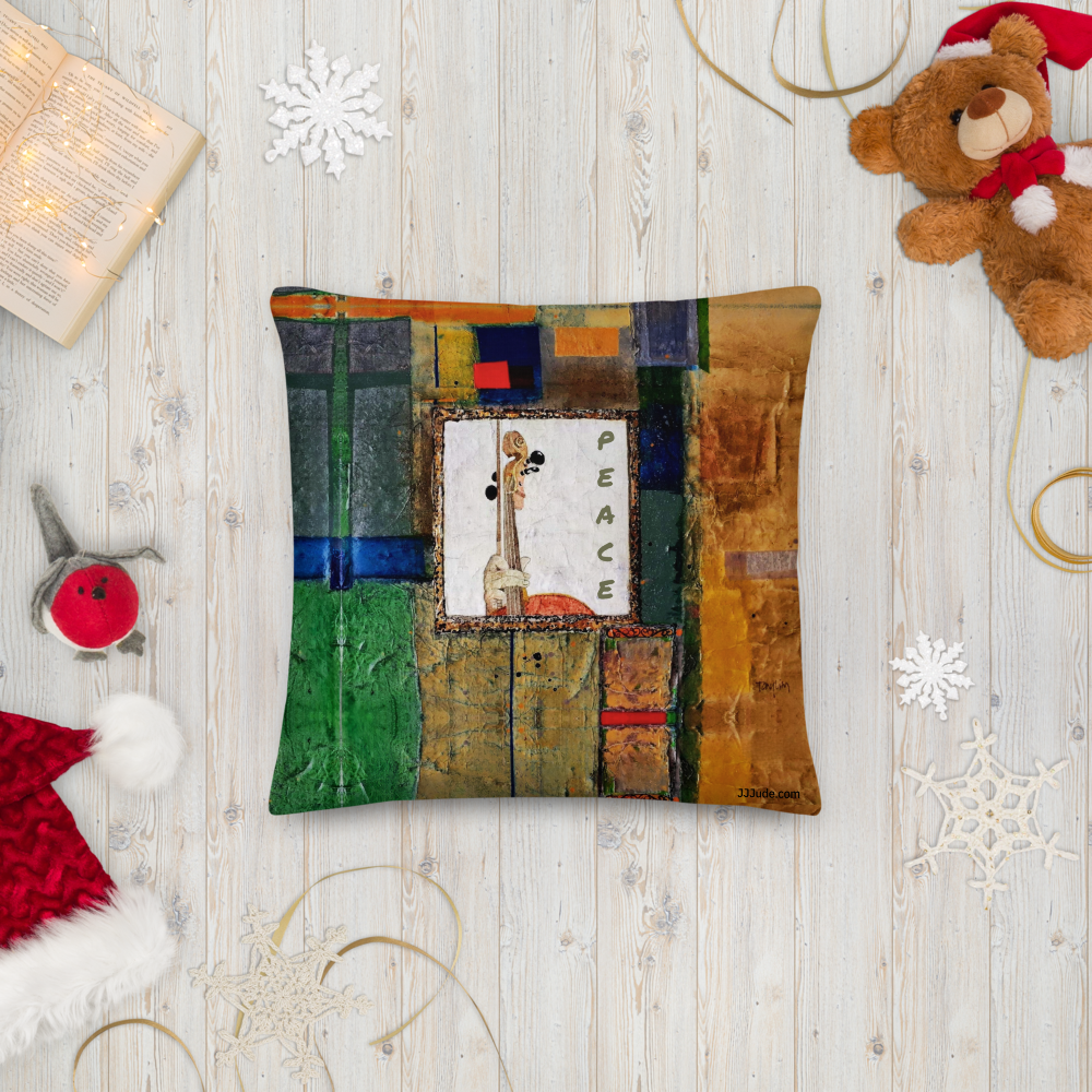 Peace is the Silent Song of Love: Premium Pillows