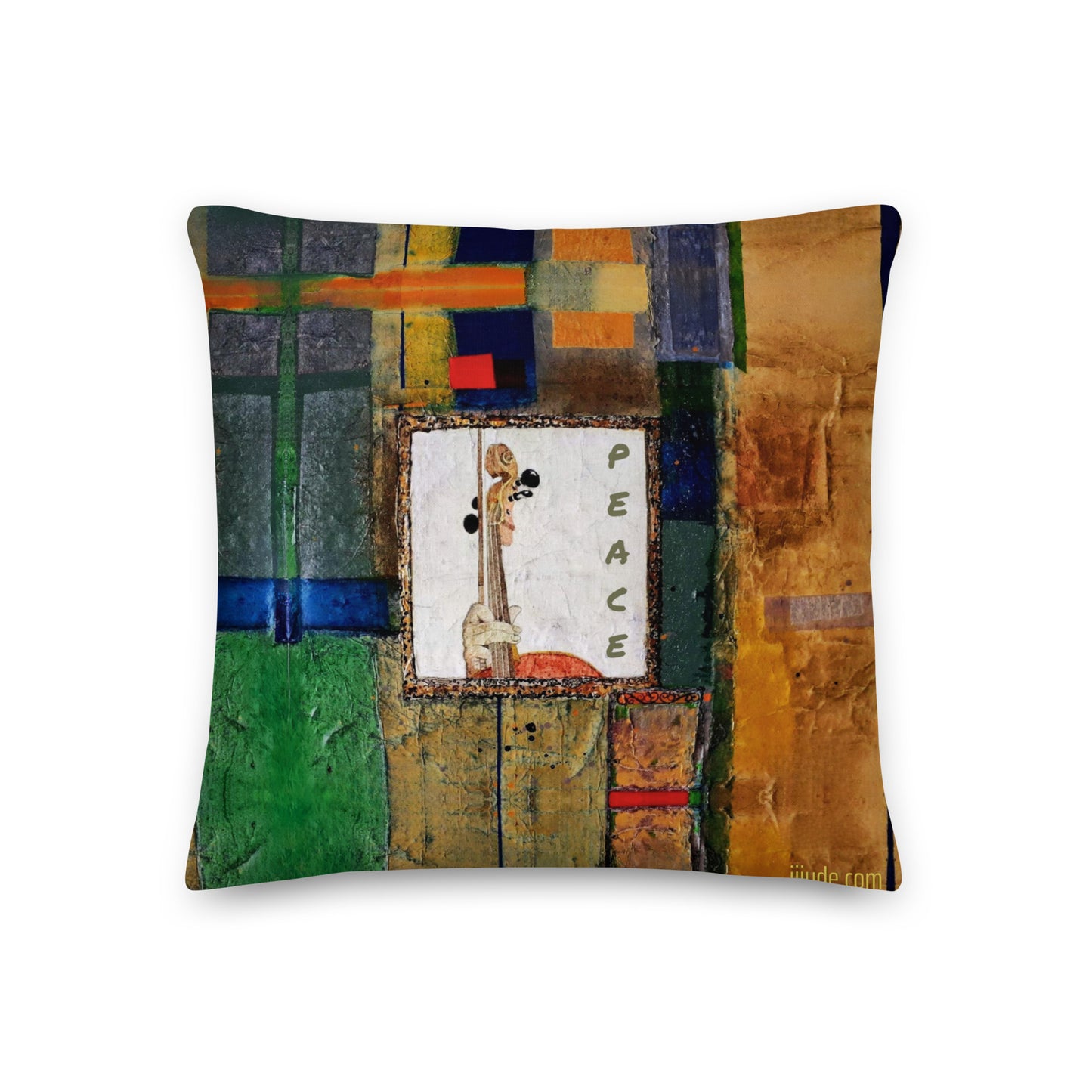 Peace is the Silent Song of Love: Premium Throw Cushions