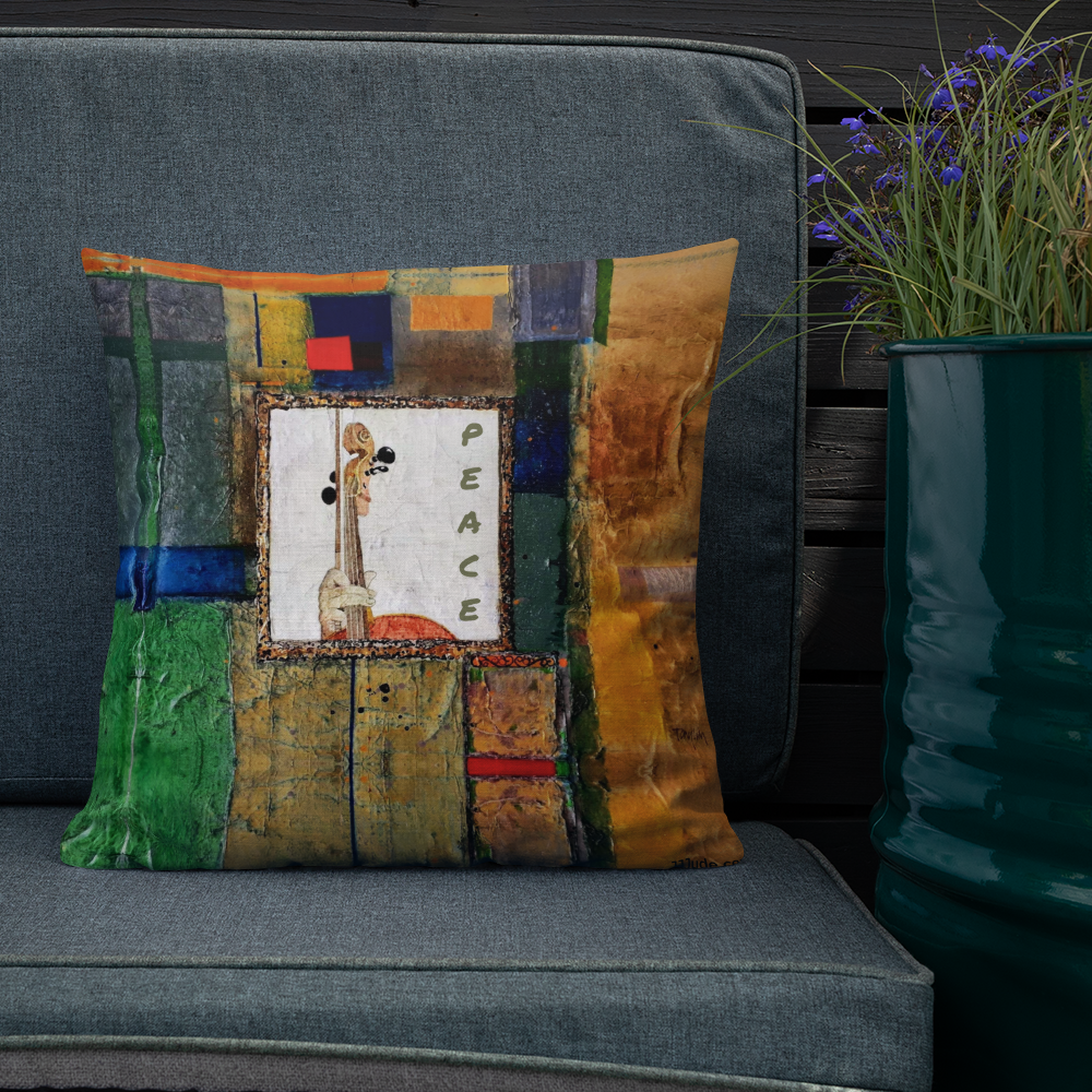 Peace is the Silent Song of Love: Premium Pillows