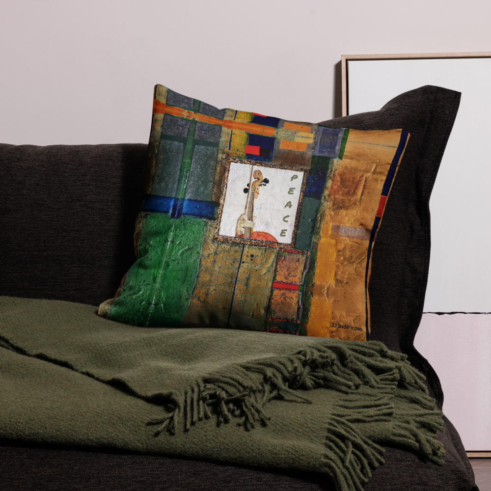 Peace is the Silent Song of Love: Premium Pillows