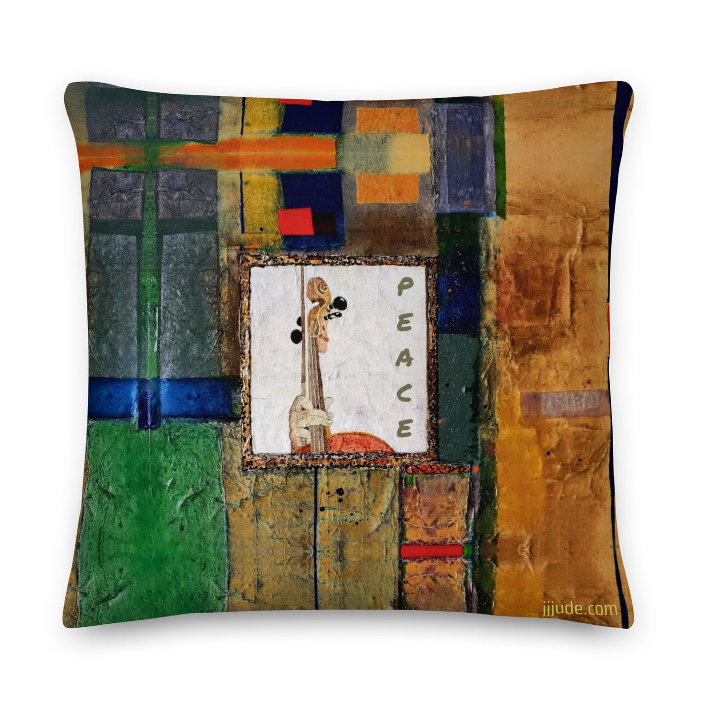 Peace is the Silent Song of Love: Premium Throw Cushions