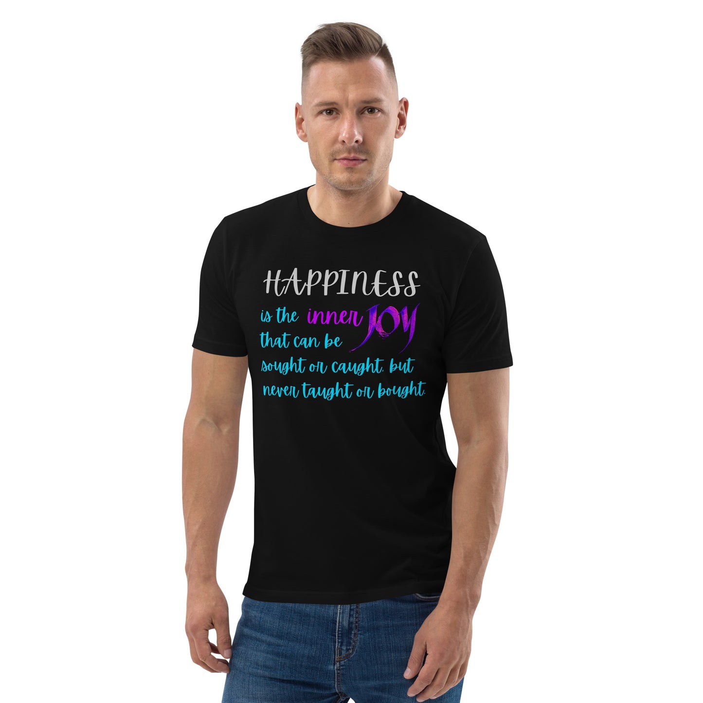 Happiness: Unisex Organic Cotton T-Shirt