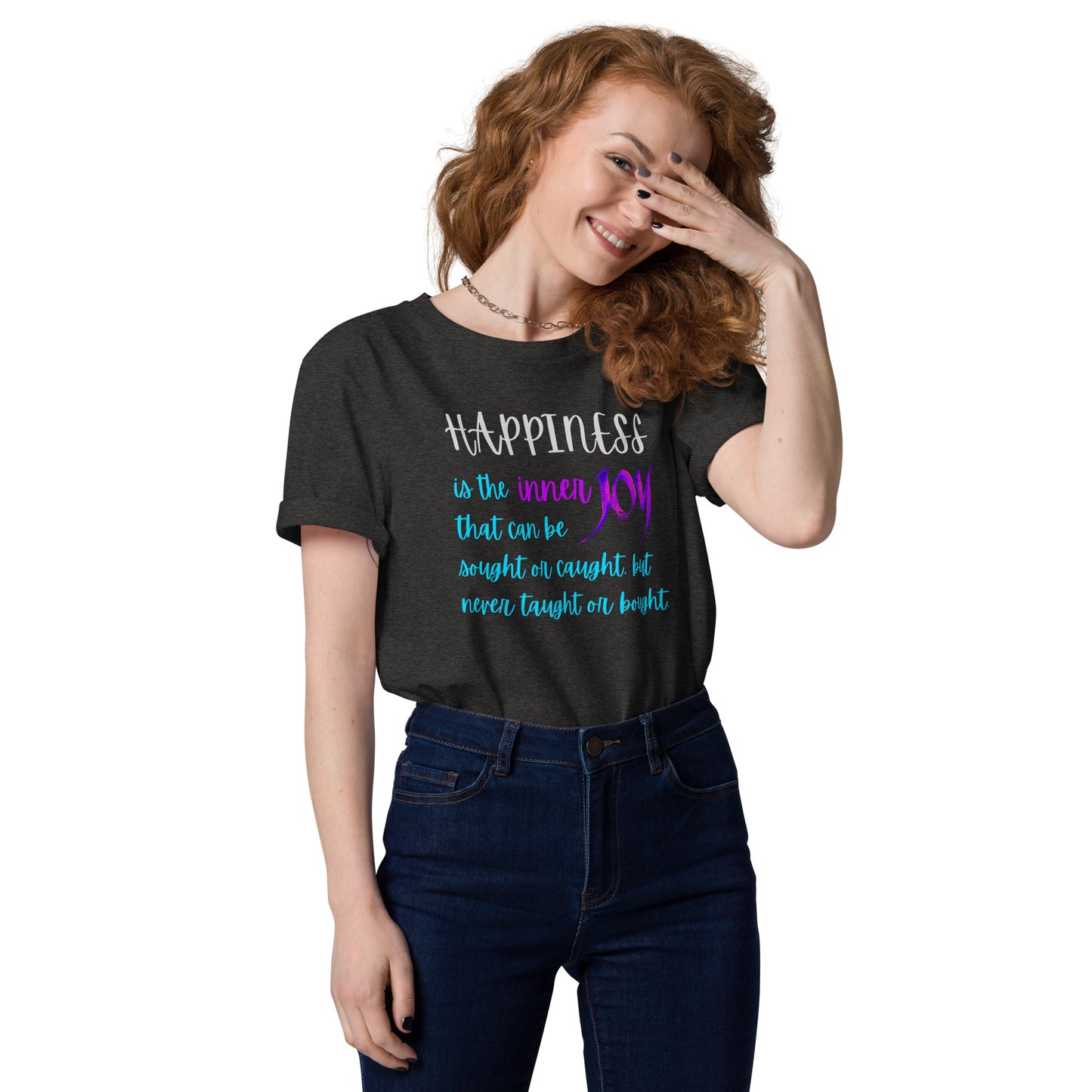 Happiness: Unisex Organic Cotton T-Shirt