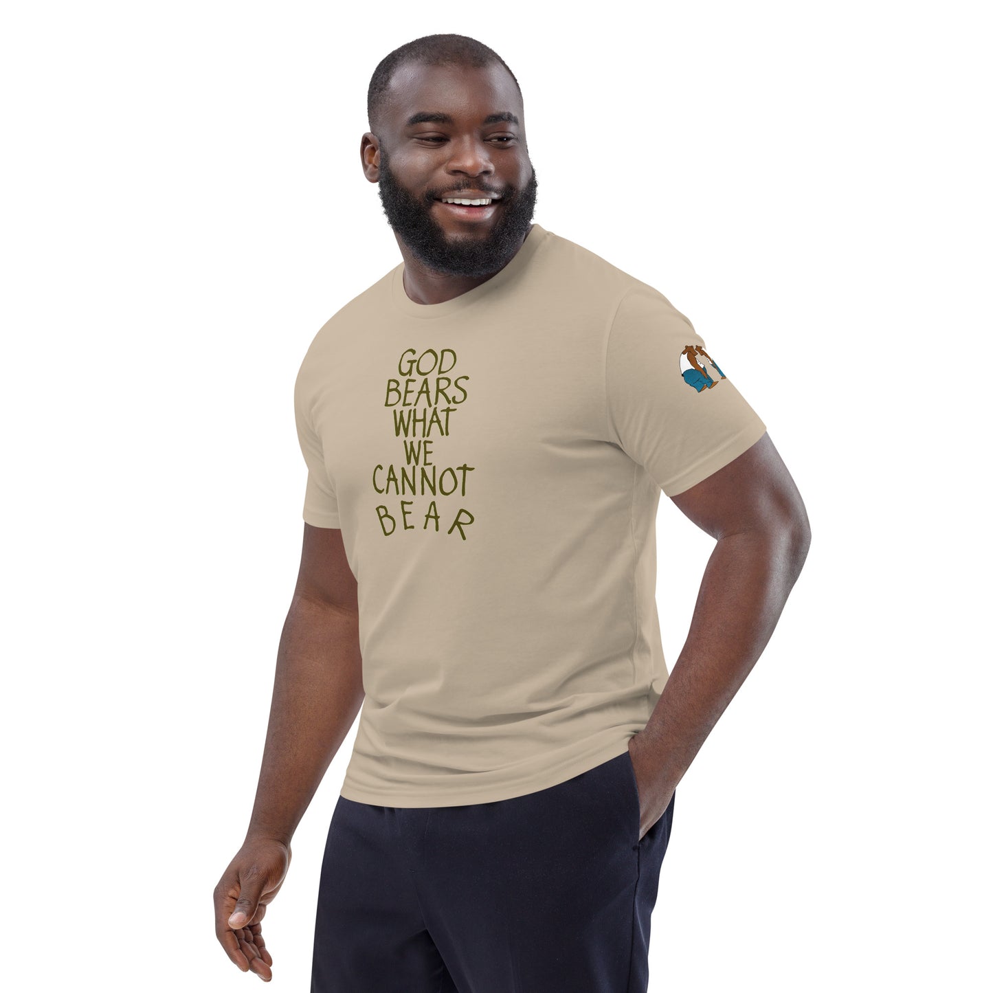 God Bears What We Cannot: Unisex Organic Cotton T-Shirts