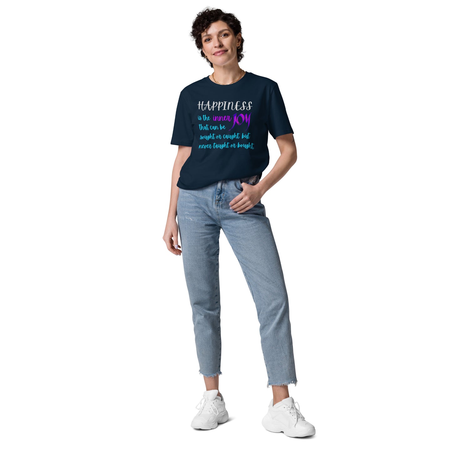 Happiness: Unisex Organic Cotton T-Shirt