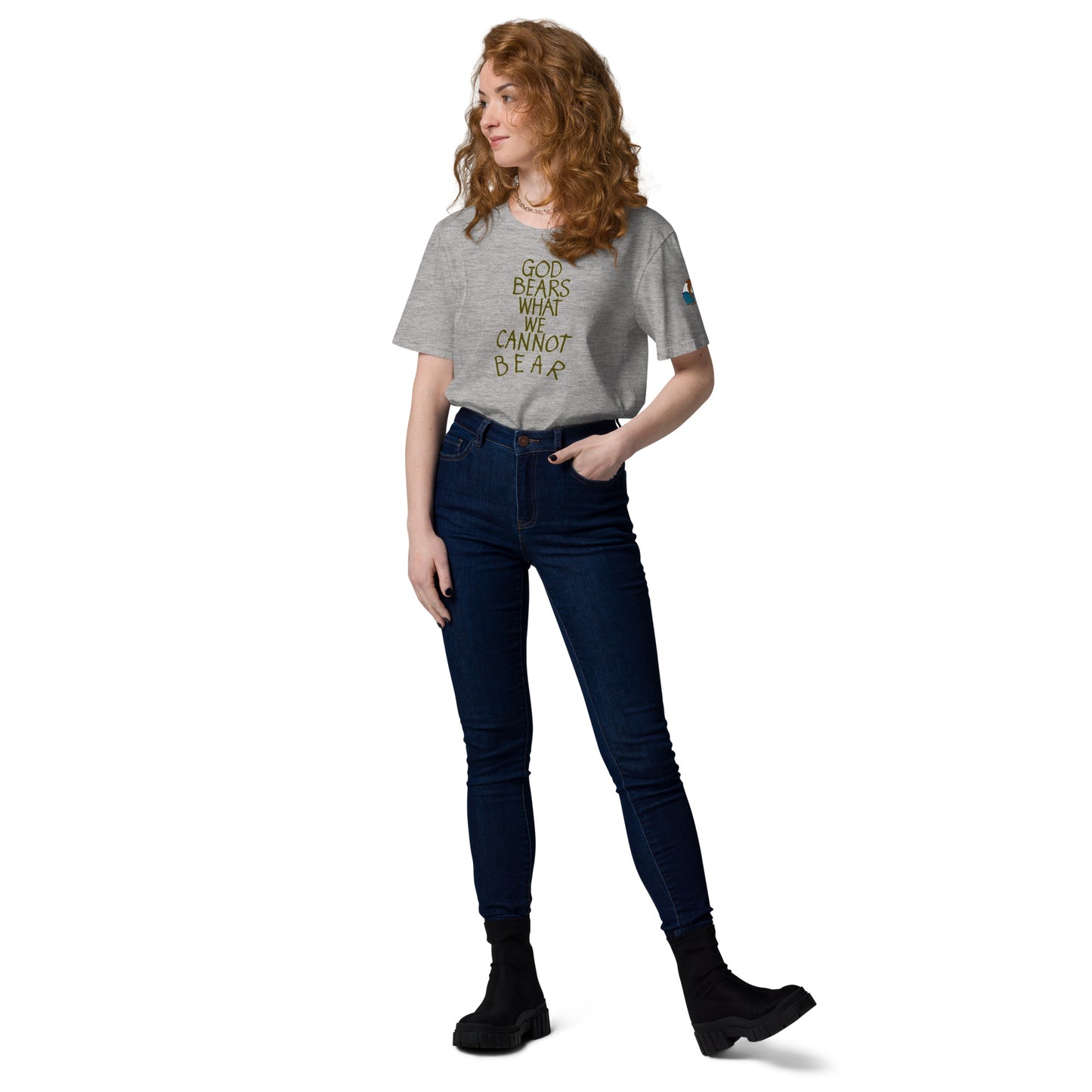 God Bears What We Cannot: Unisex Organic Cotton T-Shirts