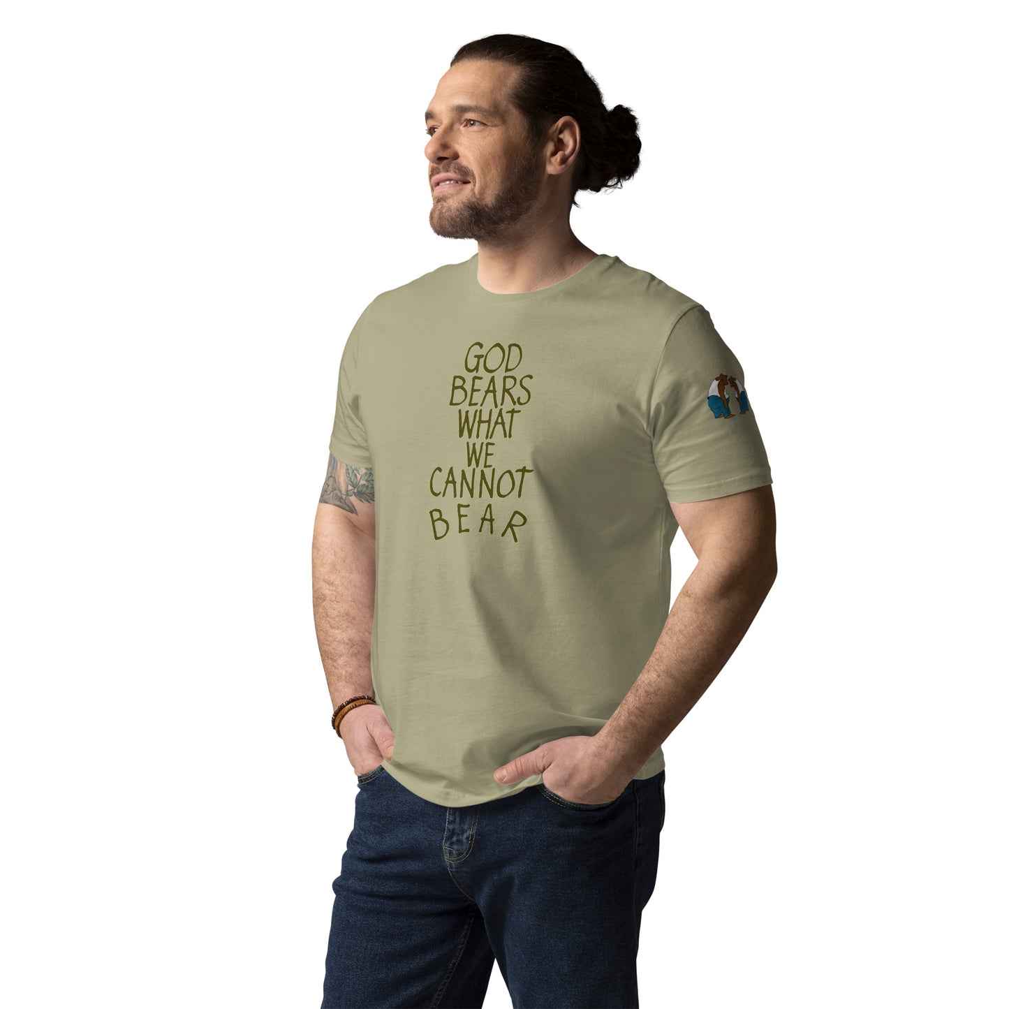 God Bears What We Cannot: Unisex Organic Cotton T-Shirts