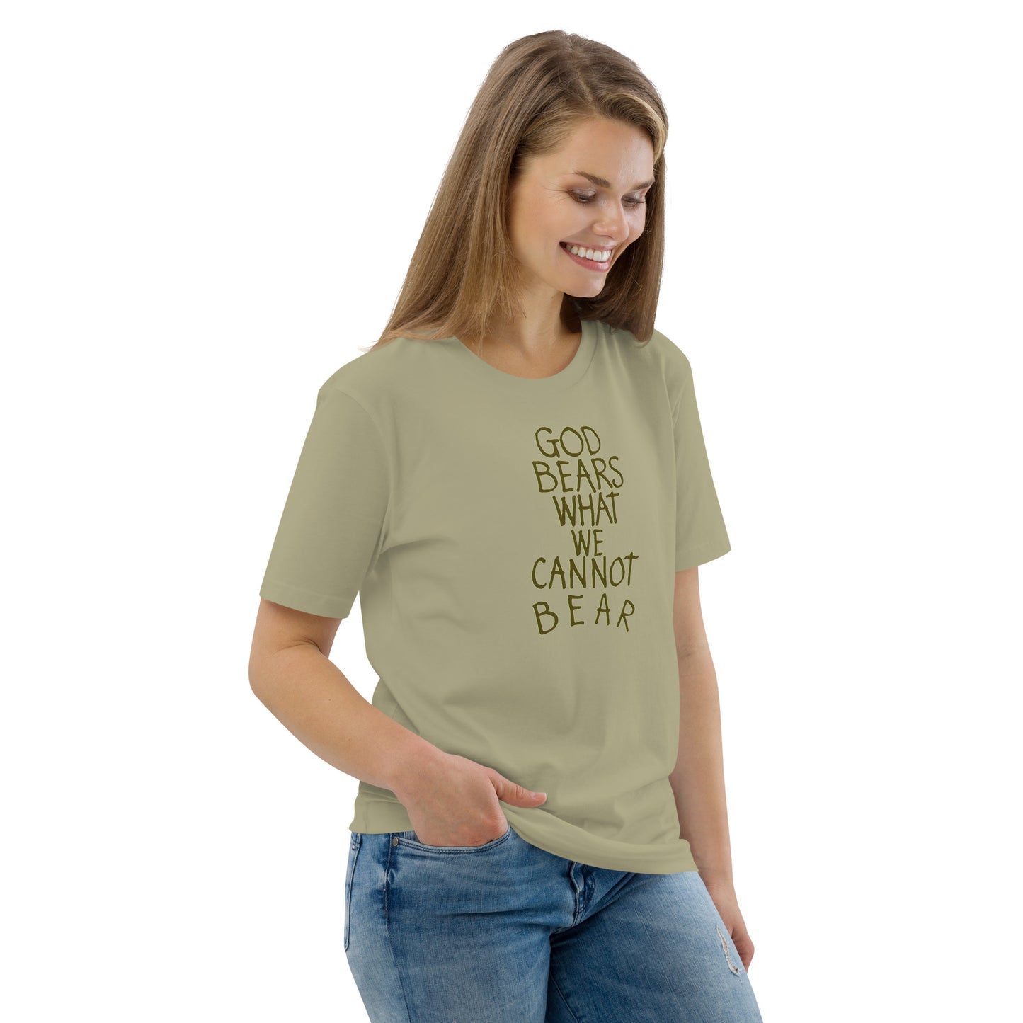 God Bears What We Cannot: Unisex Organic Cotton T-Shirts