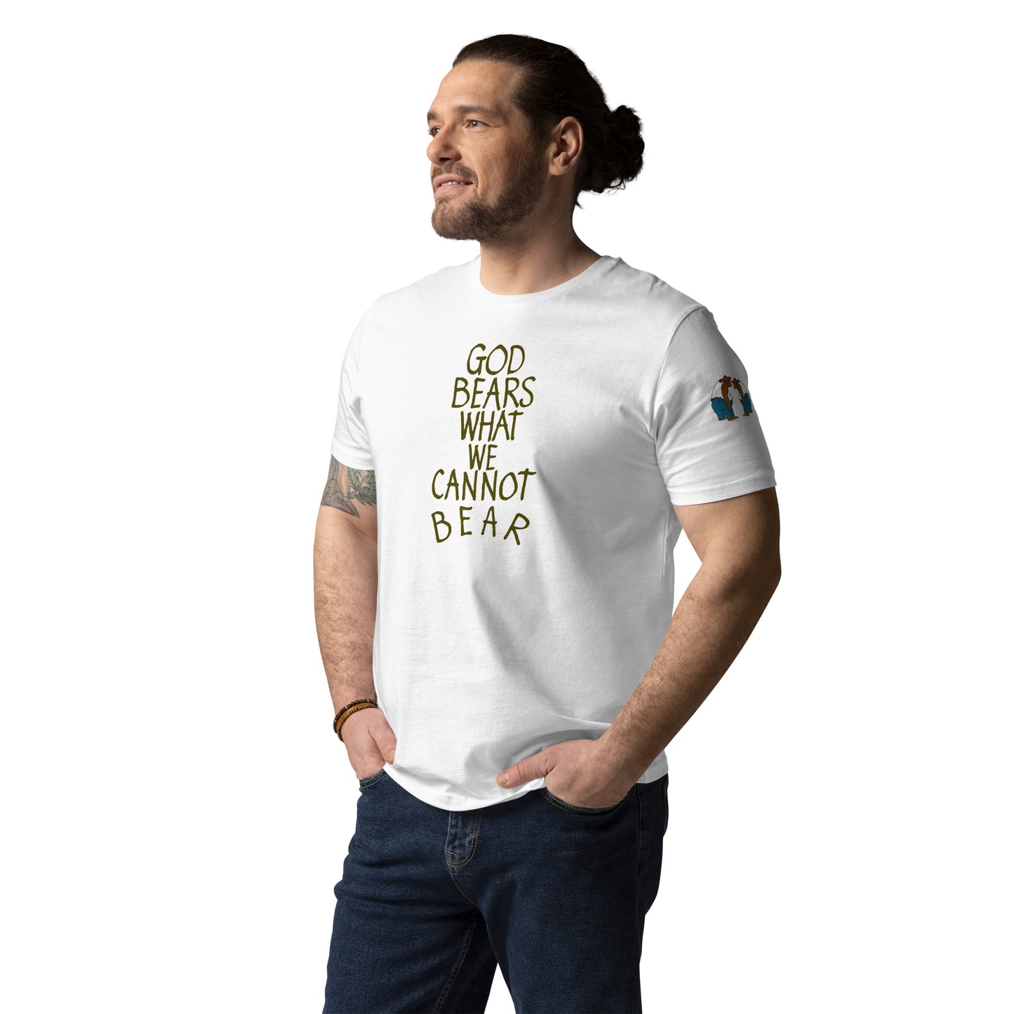 God Bears What We Cannot: Unisex Organic Cotton T-Shirts