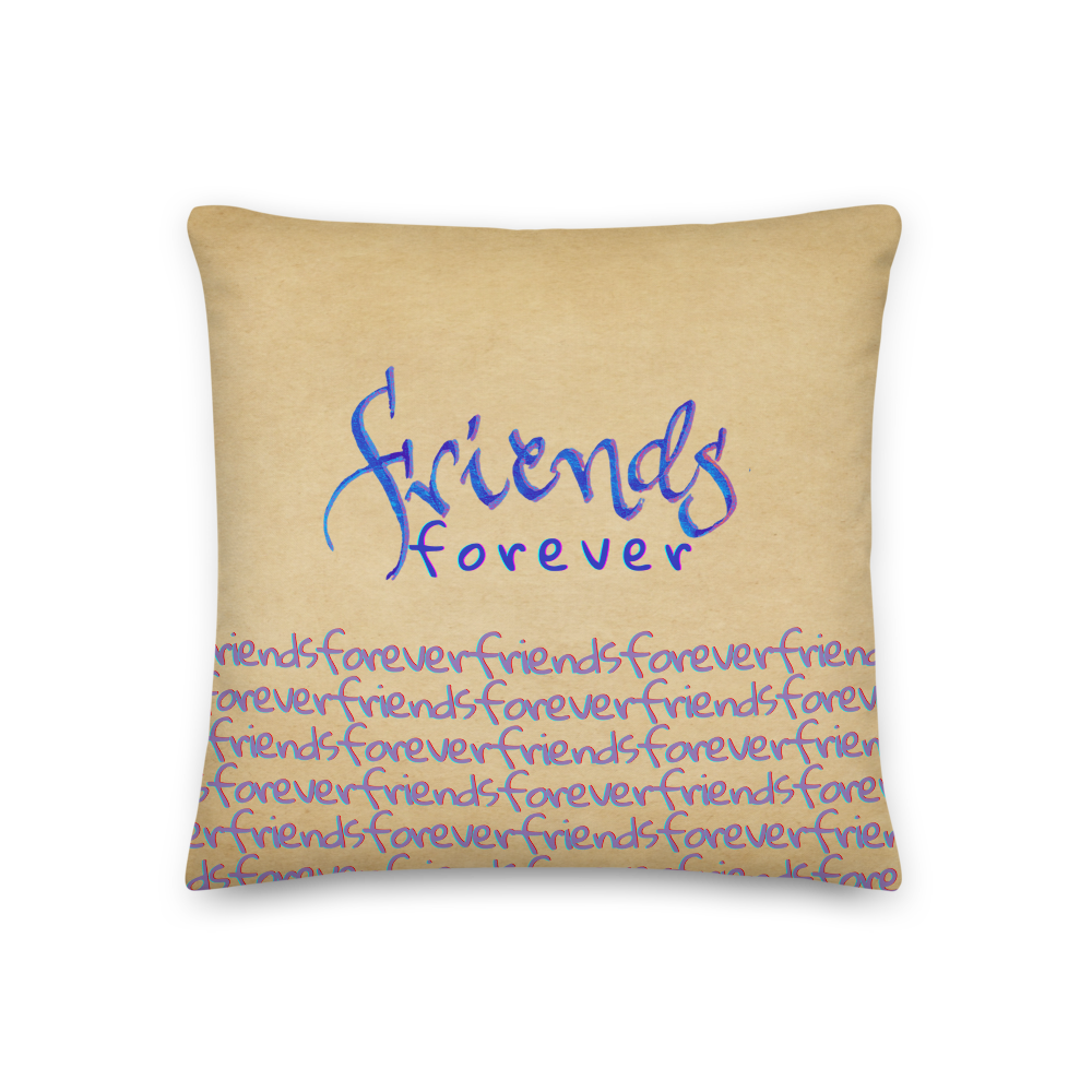 Friends Forever | Premium Throw Cushions | 18"x18"