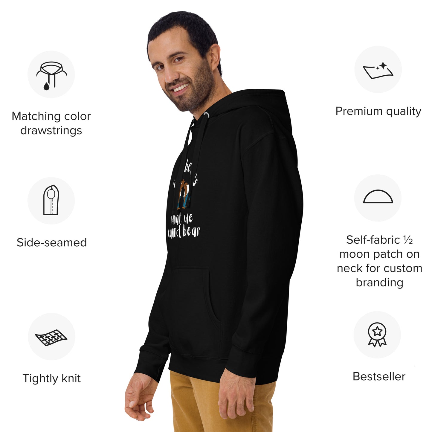 God Bears What We Cannot Bear: Unisex Hoodies
