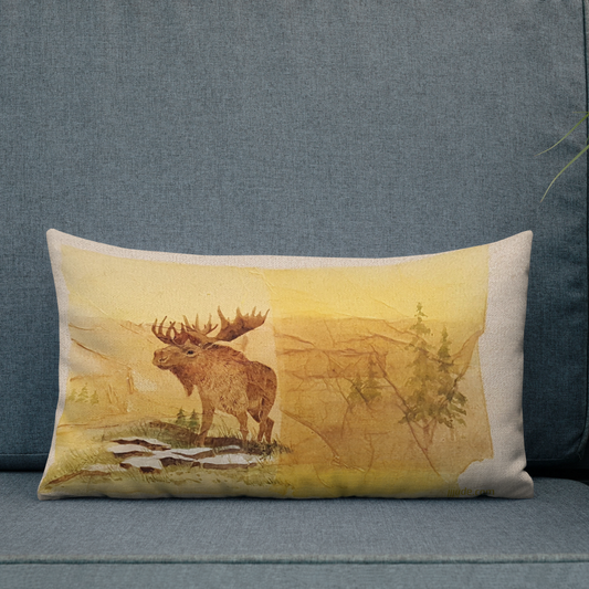 Moose: Premium Cushions 20″×12″