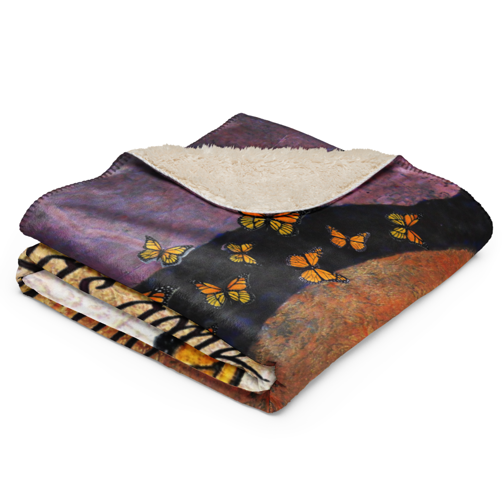 A New Creation: Sherpa Blanket 50"x60"
